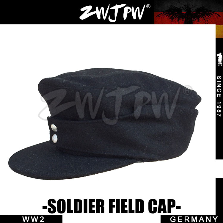 WWII WW2 M1943 ʵ   BLACK ARMY EM PANZER M43 HAT DE/401105